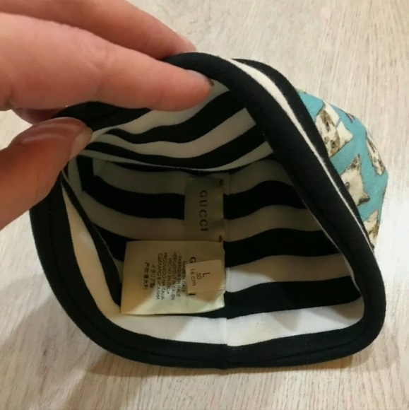 Gucci Baby Hat size L (50) aqua cats gucci lover - Picture 6 of 12